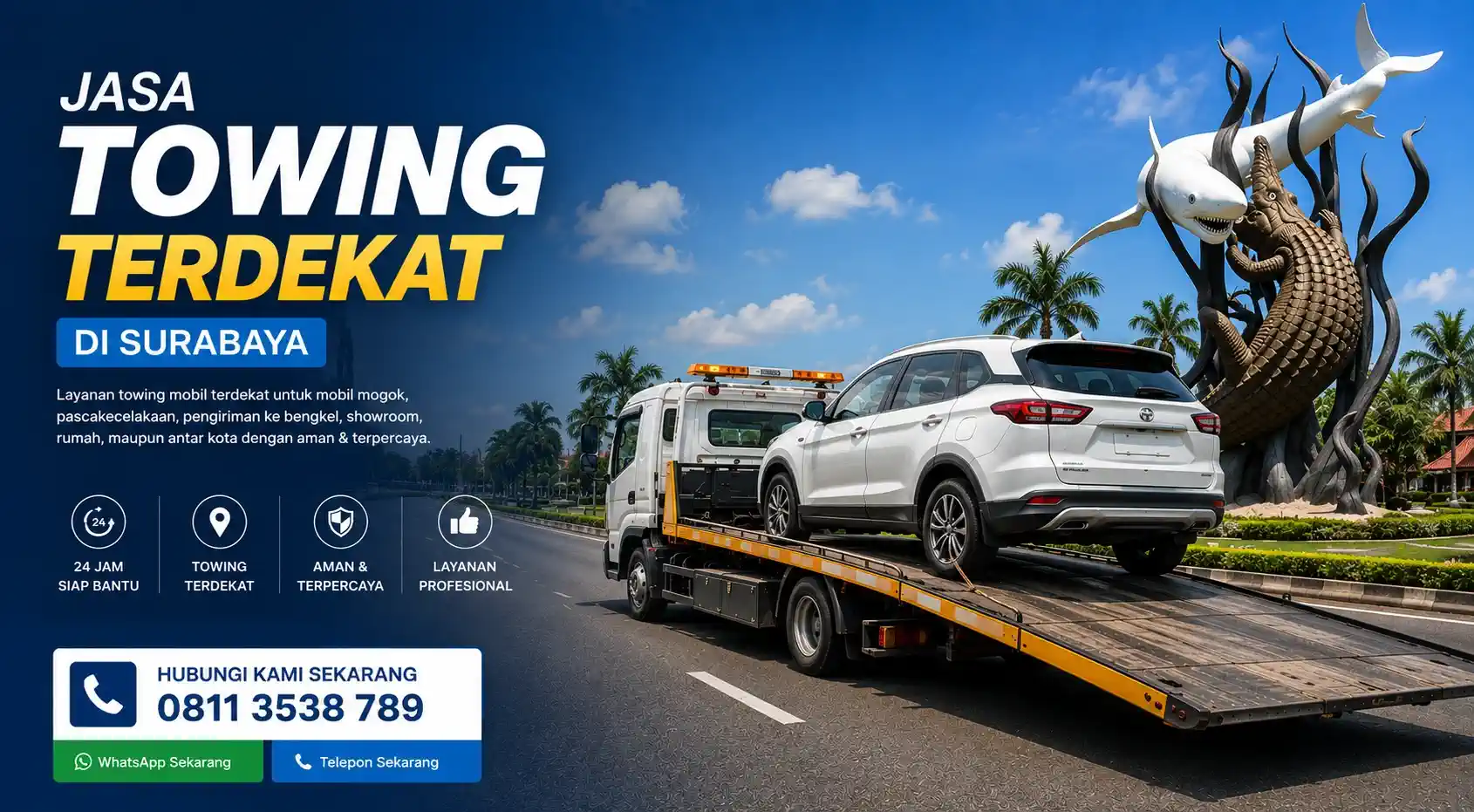 Jasa towing terdekat di Surabaya PT SAKA